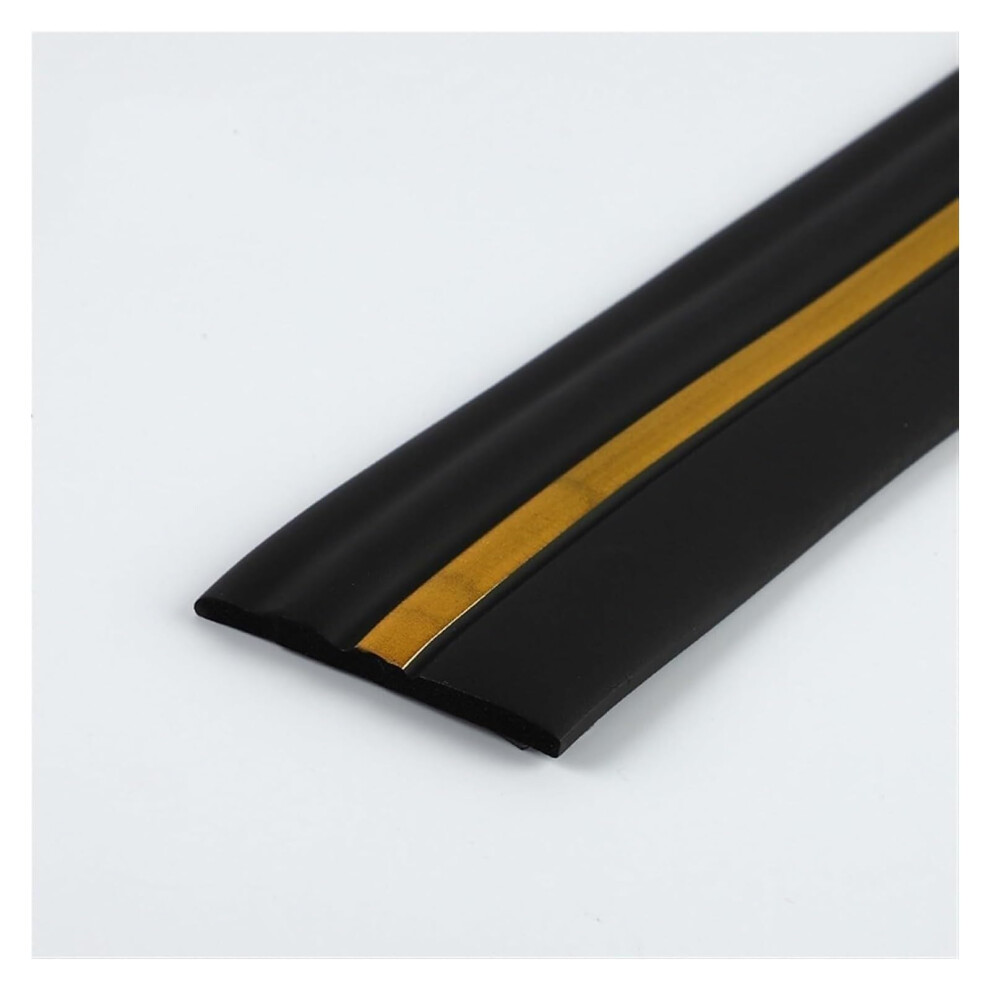 Self-Adhesive Decorative Molding, Flexible 20Ft X 4In Black Baseboard Trim, Waterproof Sealing Strip For Walls 6947110114712