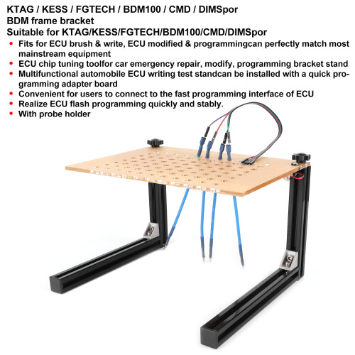 BDM Frame ECU Board Bracket with 4 Probe Pen for BDM100/FGTECH/KTAG 2