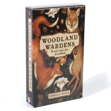 Woodland Wardens Oracle Deck, Forest-Themed Tarot Cards for Divination and Fun Games, 78 Card Set