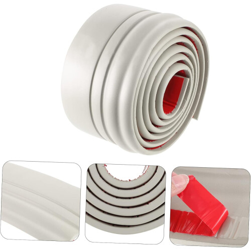 Self-Adhesive Skirting Board 2 Metres - Easy Installation for Carpet and Wall Cladding, Versatile Multi-Purpose Design 1