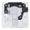 Household Sewing Machine Needle Plate for Models 4411-6380, Iron Replacement 2