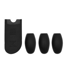 Saxophone Thumb Rest Cushion & Riser Pads Set, Silicone Gel, Black