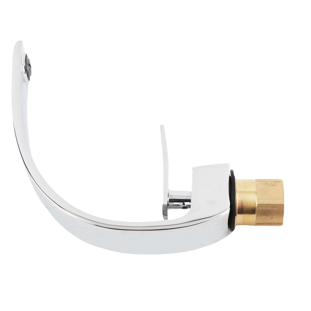 G1/2 Curve Design Full Copper Sink Mixer Tap Hot Cold Water, 18X22cm 5071340781879