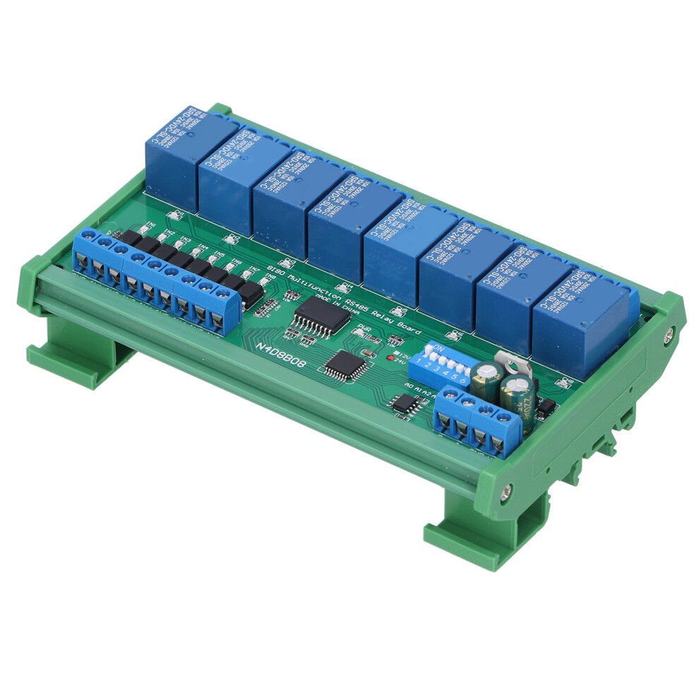 8 Channel Relay Board Plc Module 8 Input 8 Output Industrial 24V Din35 Control 4941340782910