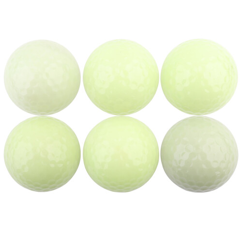 6pcs Night Golf Balls Luminous Fluorescent Golf