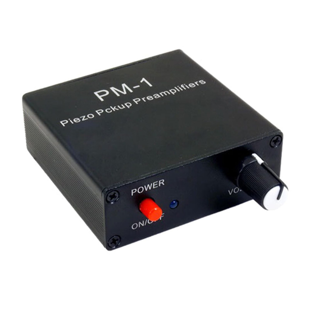 Piezo Pickup Preamp Amplifier Board 20Db 6.35Mm Sound Control For Acoustic Instruments And Music Performance 6482260633466