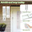 2 Pcs Thermometer Key Cabinet Outdoor Concealed 10