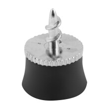 Black Silicone Alloy Golf Ball Pick Up Suction Cup