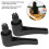 2pcs PVC Kayak Rudder Steering Handle Grip Replacement, 11.6cmx8cm 10