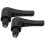 2pcs PVC Kayak Rudder Steering Handle Grip Replacement, 11.6cmx8cm 16