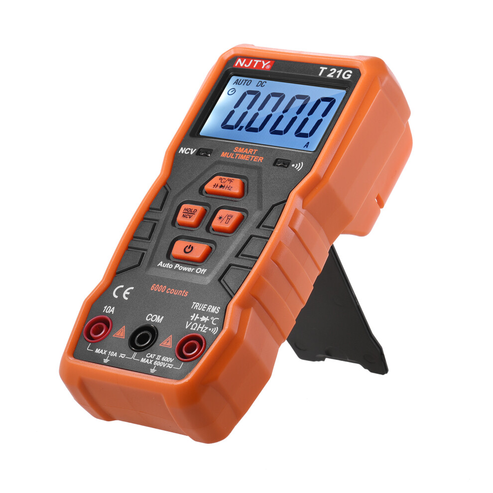 Njty T21g Mini Multimeter 6000 Counts True Rms Compact Digital Tester 4621340786018