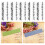 10Pcs Plastic Embossing Folders for Paper Craft, 14.9x3cm 8