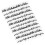 10Pcs Plastic Embossing Folders for Paper Craft, 14.9x3cm 1