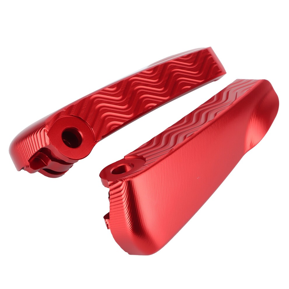 Folding Rear Foot Pegs For Vespa Gts, Gtv, Gt 125-300, Red 5031340786366
