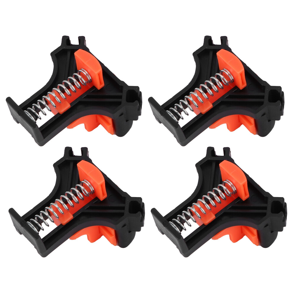 4Pcs Right Angle Spring Clamps Woodworking 8.6X8.5x5.6cm 4321340787335