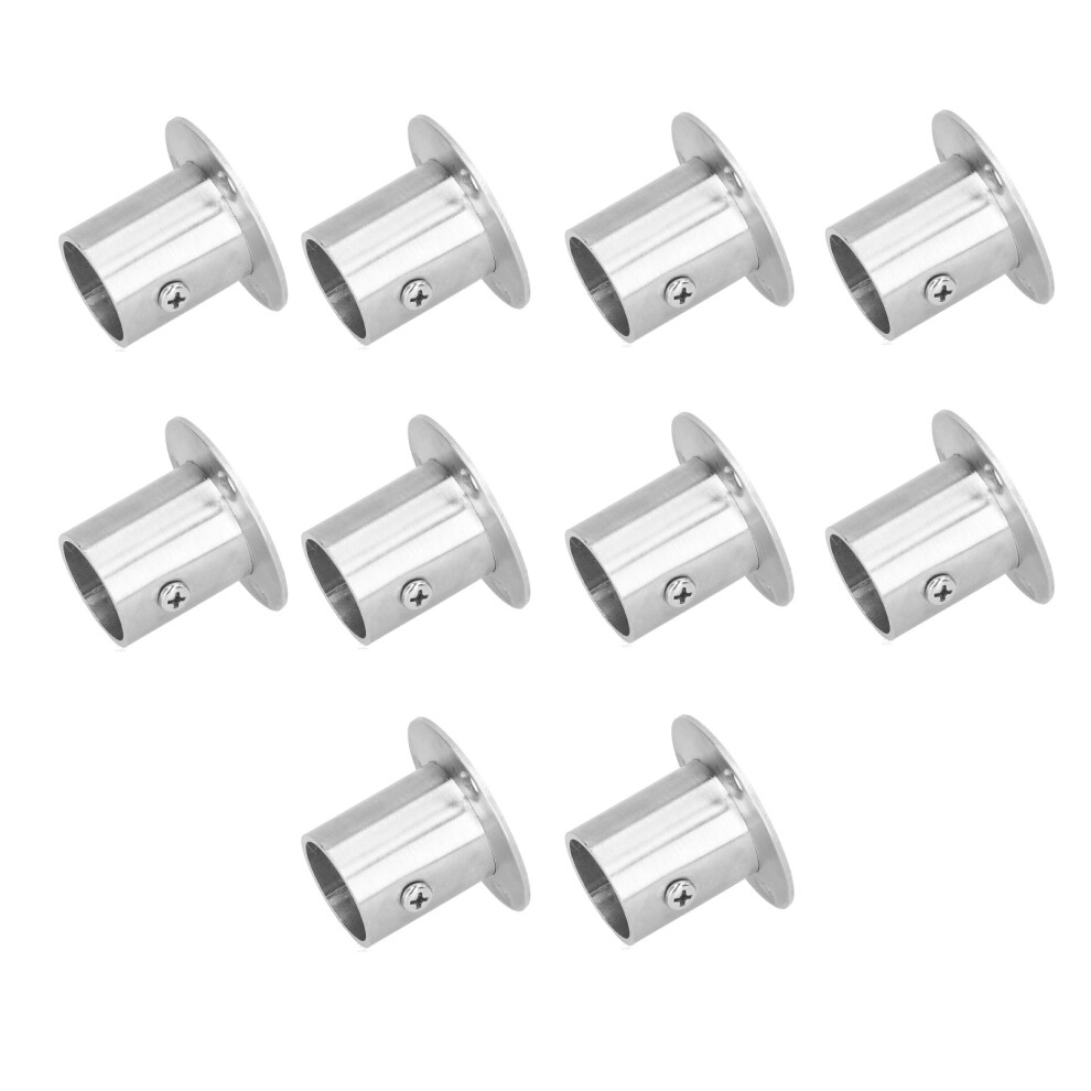 Stainless Steel Closet Rod Tube Brackets Rust-Resistant Î¦25Mm Flange 9461340790104