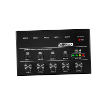 Audio Mixer DJ Sound Mixing Console 6.3mm Professional Music Recorder for Club Computer Outdoor Mobile Phone Black