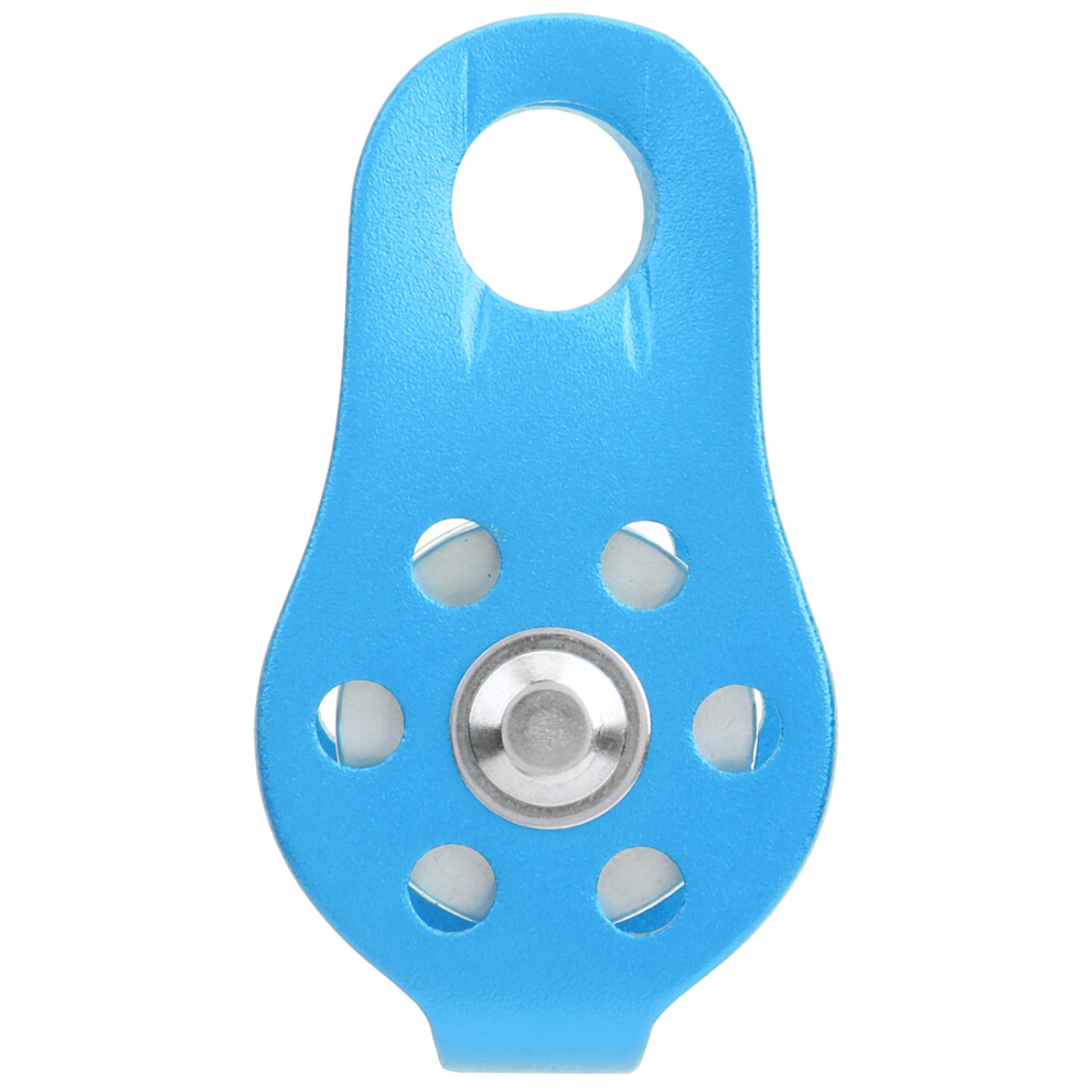 20Kn Aluminum Micro Fixed Climbing Pulley, Blue, 8.2Cm 8441340792156