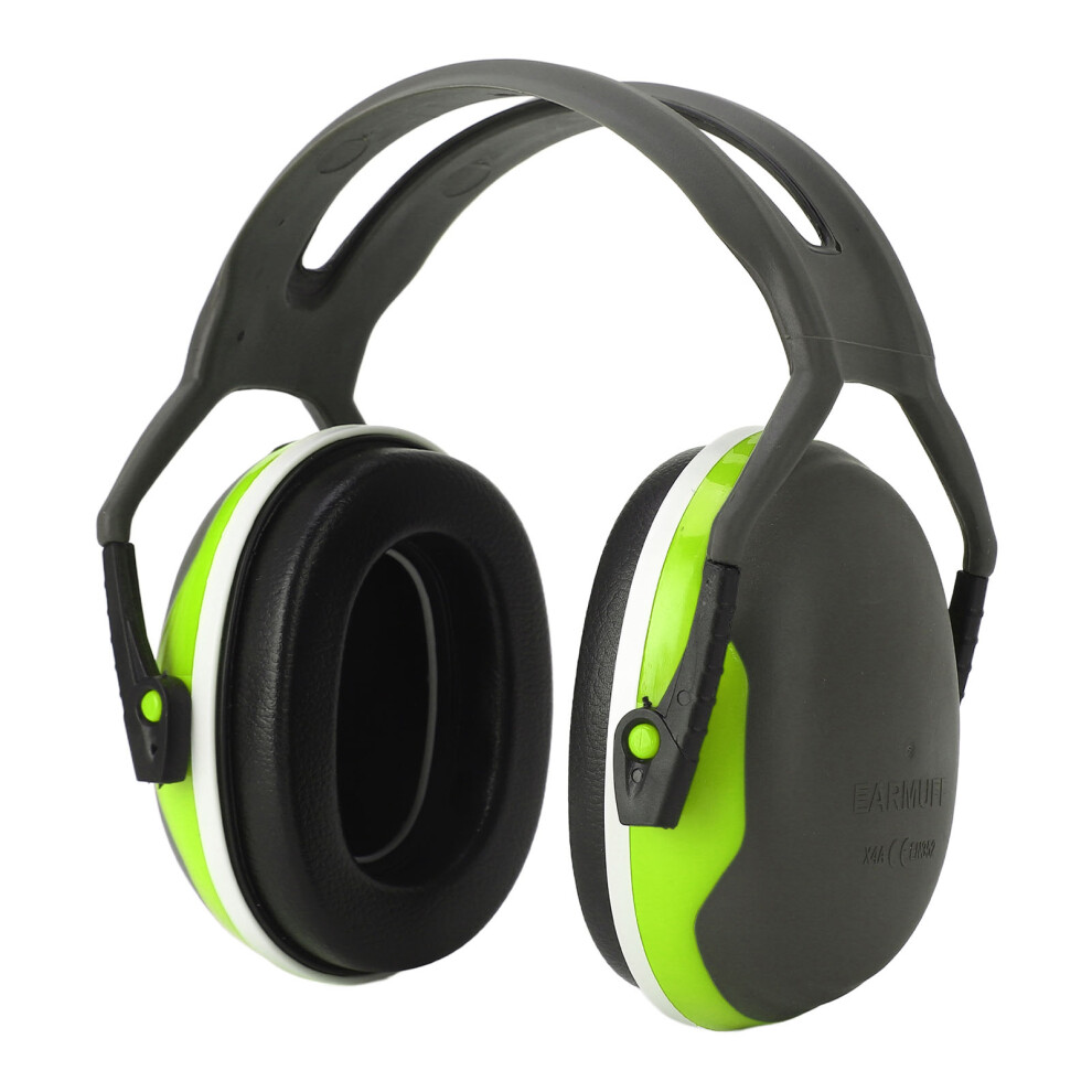 Noise Reduction Safety Ear Muff Foldable Noise Green