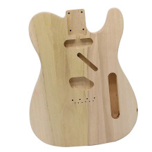 Professional Guitar Body Original Wood Color Electric Guitar Body DIY Assembly Instrument for Custom Builds