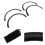 4Pcs Gloss Black for Maxton Style Fender Flares 8