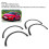 4Pcs Gloss Black for Maxton Style Fender Flares 15