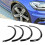 4Pcs Gloss Black for Maxton Style Fender Flares 10