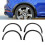 4Pcs Gloss Black for Maxton Style Fender Flares 9