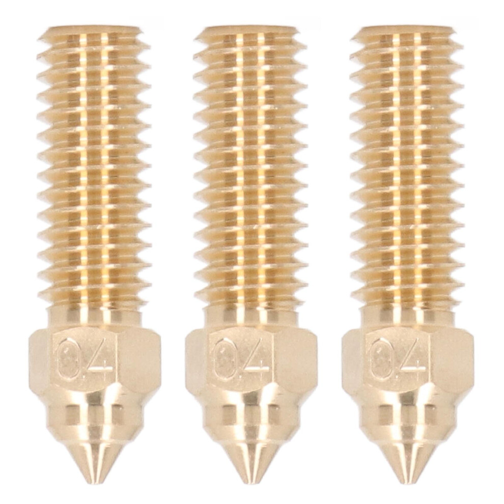 3Pcs 3D Printer Nozzle Kit Extruder Brass Nozzles