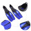 TUO Professional Diving Fins Durable PP & TPR Long 10