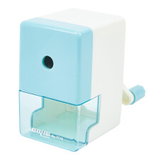 Manual Pencil Sharpener with Automatic Feed for 6.5-8.0 mm Wooden Pencils, Sketching Pencil, Container Included