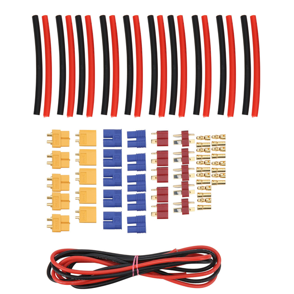 Complete Rc Connector Kit: T-Plug Xt60 Ec3 14Awg Silicone & Tubes 6921340800447