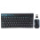 Wireless Pro Portable Keyboard Mouse Combo Mini Slim 1200DPI 2