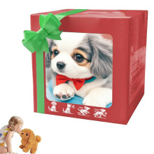 Realistic Robot Dog, Interactive Puppy Toy, Walking, Barking, Wagging Tail, Intelligent Companion, Model A4