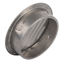 304 Stainless Steel Round Exhaust Duct Cover for Kitchen & Bathroom 160mm