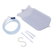 Silikon-Klistier-Beutel-Set 2 L mit Skala, tragbar