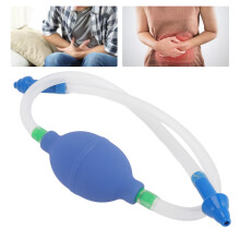 Ball-Typ Blaues Kunststoff-Enema-Spritzen-Set 2,8 Unzen