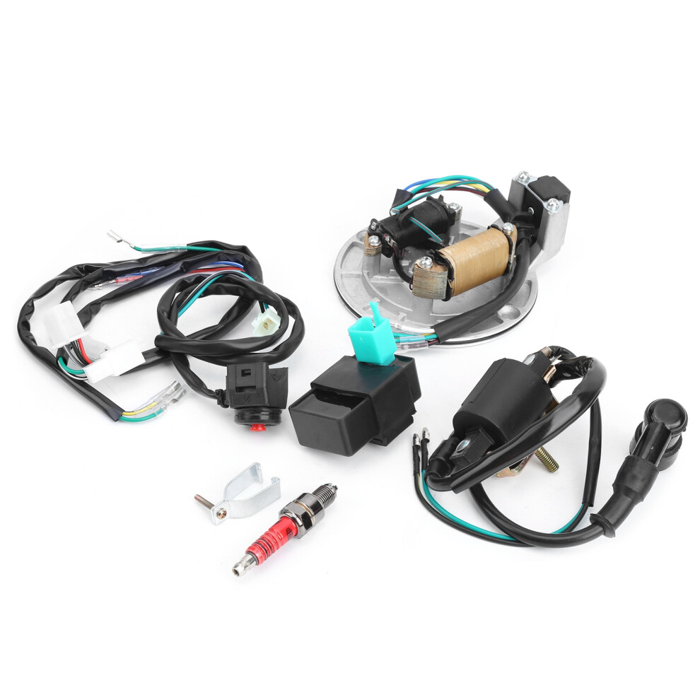 Ignition Coil Stator Kit For 4 Stroke 49Cc-125Cc Dirt Pit Bikes Black 9431340806570
