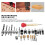 8pcs Wood Plug Cutter Drill Set with Automatic Center Punch Included 5