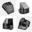 Slim Wireless Mouse 2.4 GHz 1600 DPI Portable Black for Notebook 9