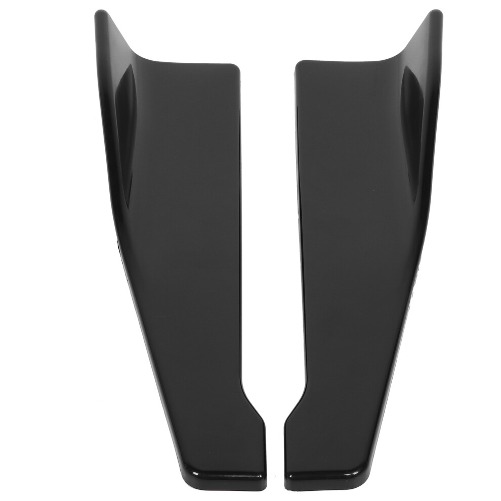 2Pcs Car Rear Bumper Splitter Lip Protection Universal 48Cm Black 4631340807330
