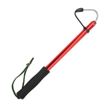 Portable Telescopic Sea Fishing Gaff Aluminum Alloy 90CM Red