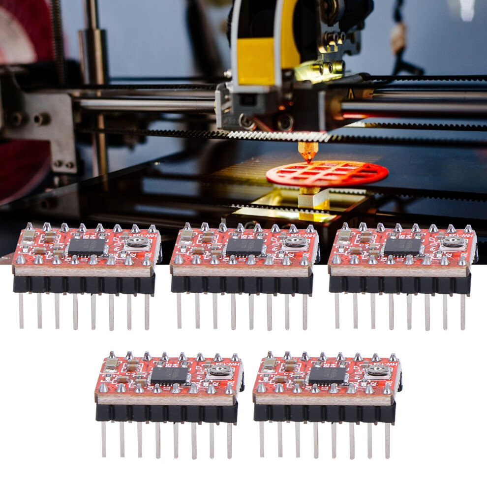 5-Pack Stepper Driver Module Board For Ramps 1.4 A4988 3D Printer Parts 3241340809107