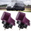 Pair 410/510HZ HighLow Pitch Snails Horn Dual Tone 10