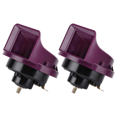 Pair 410/510HZ HighLow Pitch Snails Horn Dual Tone 1