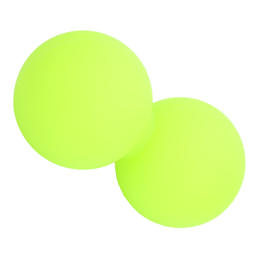 2Pcs Silicone Peanut-Shaped Yoga Massage Balls, Green, 125x65mm-image-OPC-PJM5Y5N-NEW