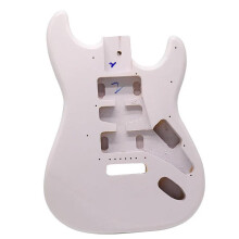 E Guitar Kit with Professional Guitar Body, Compatible Parts, Customizable Finish, Ideal for Musicians