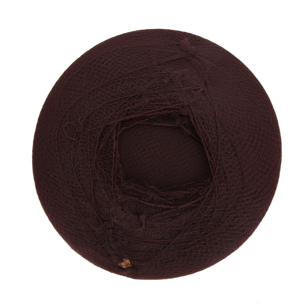 Dark Brown 144pcs Hair Nets Disposable Wig Cap Nylon Mesh Breathable