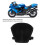 Motorcycle Gel Seat Cushion Black Silicone Shock Absorption Ventilation 6
