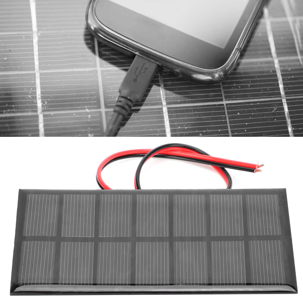 Epoxy 2Pcs Polysilicon Solar Cells 3.5V 250Ma Mini Solar Panel With Wire 9421340813036